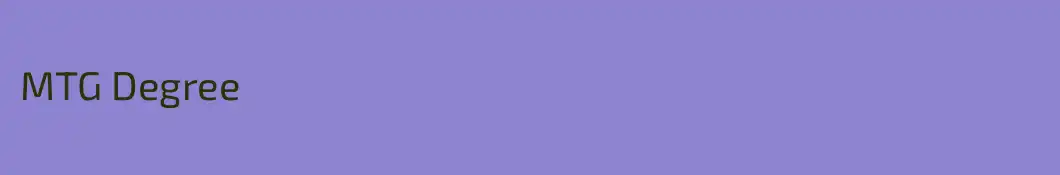 MTG Degree